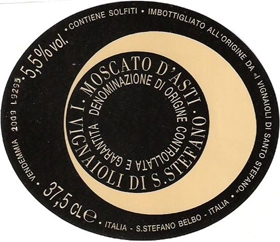 Ceretto Moscato D’Asti I Vignaioli di Santo Stefano BIO  375 ml - Image 2