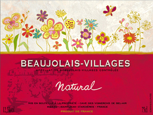Vignerons de Bel Air Beaujolais Villages Natural - Image 2