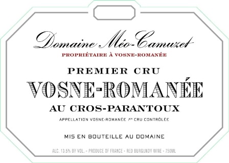Méo-Camuzet Vosne-Romanée 1er Cru Au Cros Parantoux - Image 2