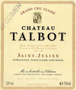 Château Talbot 4ème Grand Cru Classé - Image 2