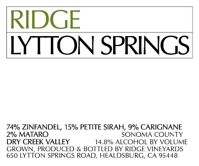Ridge Lytton Springs - Image 2