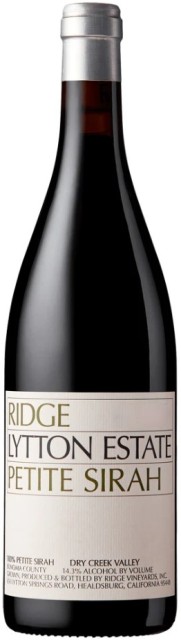 Ridge Petite Syrah Lytton Estate