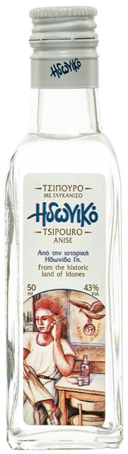 Costa Lazaridi Estates Ηδωνικό Τσίπουρο Με Γλυκάνισο 50ml