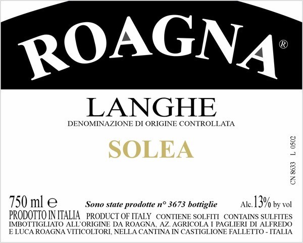 Roagna Solea Langhe Bianco - Image 2