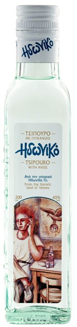 Costa Lazaridi Estates Ηδωνικό Τσίπουρο Με Γλυκάνισο 200ml