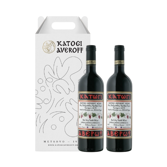 Κατώγι Αβέρωφ Κασετίνα 2 φιαλών Κατώγι Ερυθρός