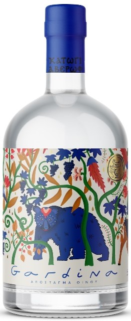 Κατώγι Αβέρωφ Απόσταγμα Οίνου Gardina από Γηγενείς Ποικιλίες 40%Vol  500ml