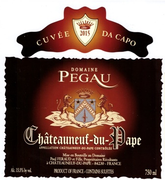 Domaine Pegau Chateauneuf Du Pape Cuvée Da Capo Rouge - Image 2