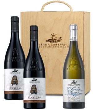 Κτήμα Ζαφειράκη Ξ/Κ 3 φ.(1 φ. Πρόποδες Λευκός & 2 φ. Λημνιώνα Young Vineyards Ερυθρός)