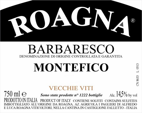 Roagna Barbaresco Montefico Vecchie Viti - Image 2