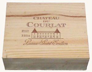 Château du Courlat  Ξυλοκιβώτιο 3 φιαλών
