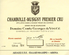 Comte Georges de Vogüé Chambolle Musigny Premier Cru - Image 2