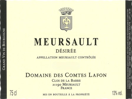 Domaine des Comtes Lafon Meursault Desiree - Image 2