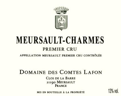 Domaine des Comtes Lafon Meursault 1er Cru Charmes - Image 2
