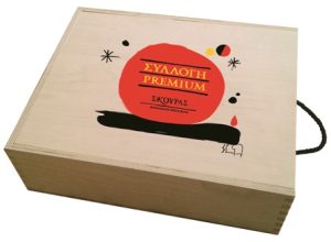 Σκούραs Συλλογή 3 φιαλών Grande Cuvee Νεμέα σε Ξύλινη Κασετίνα