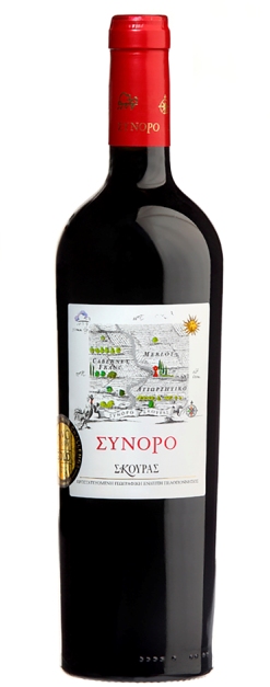 Σκούραs Οινοθήκη 6 φ. ( 2 φ. Σύνορο, 2 φ. Grande Cuvee, 1 φ. Μέγας Οίνος, 1 φ. Λαβύρινθος ) - Image 2