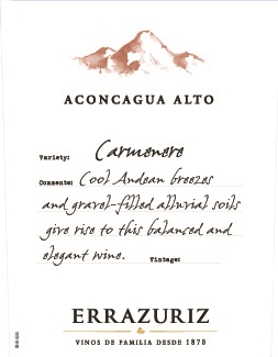 Errázuriz Aconcagua Alto Carmenere - Image 2